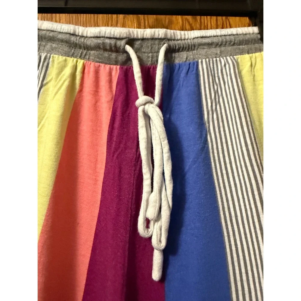 Secret‎ Treasures Pajama Pants Womens XL Multicolor Vertical Stripe Lounge Sleep